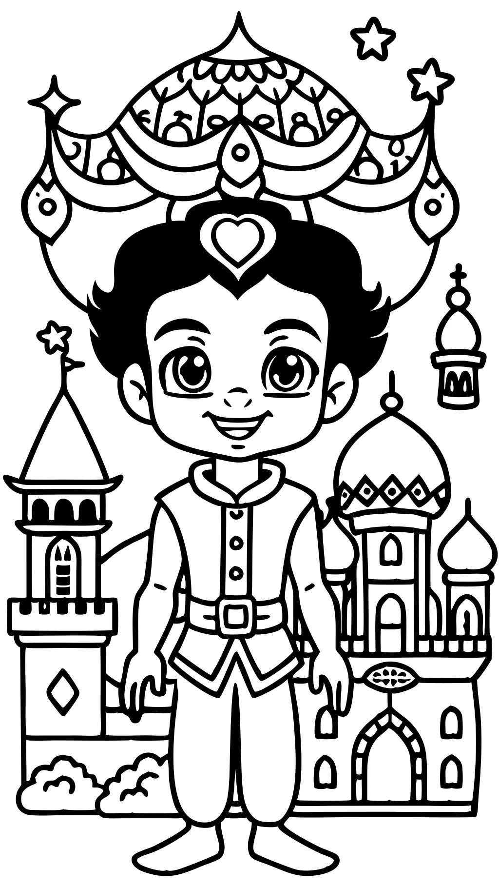 descendants coloring pages free